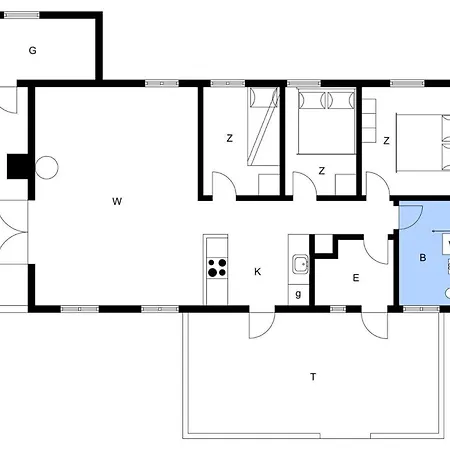 Bl1758-saltum-porsevej-23 펜션 Saltum